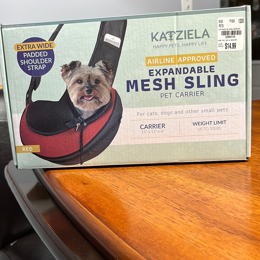 Never used Animal carrier size: up to 10LBS
